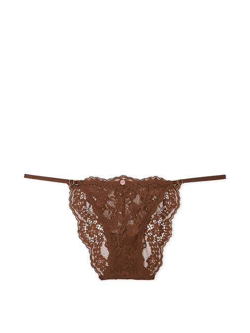 Dantelli Ayarlanabilir Askılı Bikini Külot