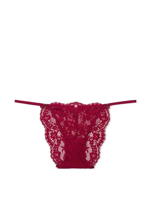 Dantelli Ayarlanabilir Askılı Bikini Külot