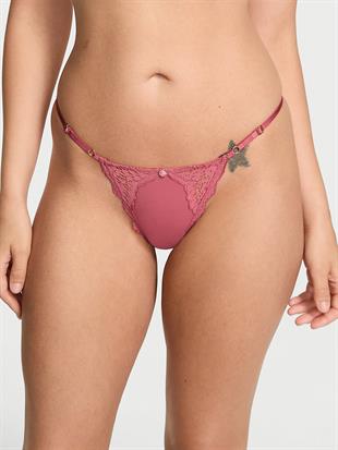 Dantelli Ayarlanabilir V-String Külot