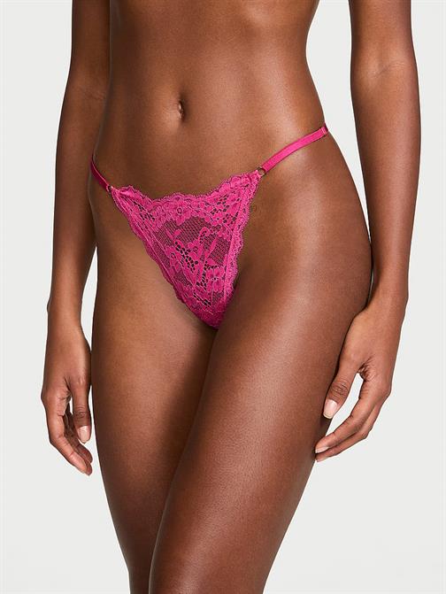 Dantelli Ayarlanabilir V-String Külot