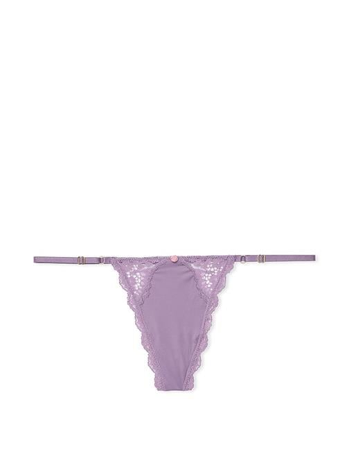 Dantelli Ayarlanabilir V-String Külot