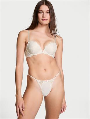 Dantelli Ayarlanabilir V-String Külot