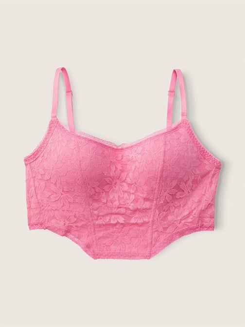 DANTELLİ HAFİF ASTARLI KORSE BRALET