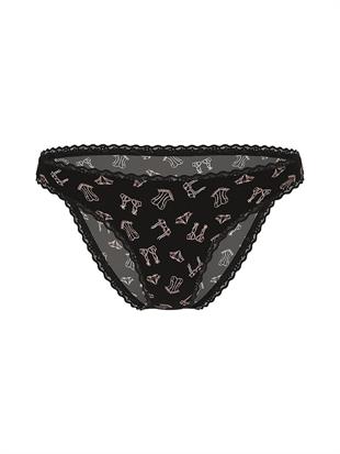 Dantelli Pamuklu Bikini Külot