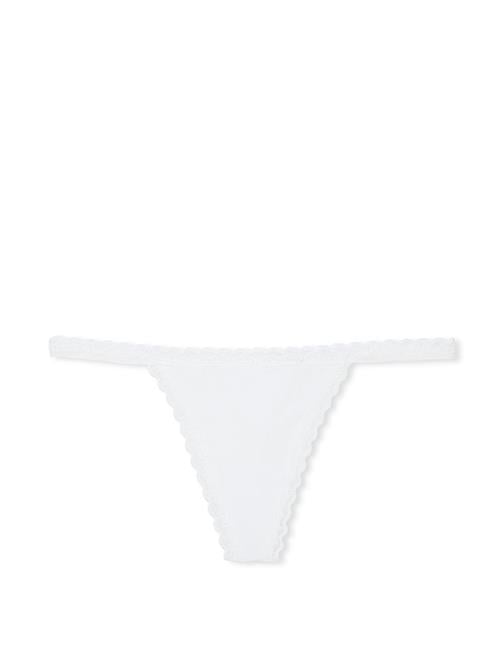 Dantelli Pamuklu V-String Külot