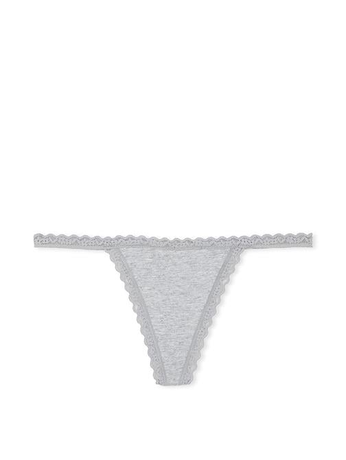 Dantelli Pamuklu V-String Külot