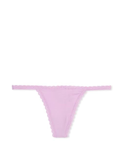 Dantelli Pamuklu V-String Külot
