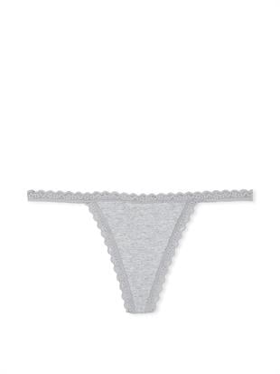 Dantelli Pamuklu V-String Külot