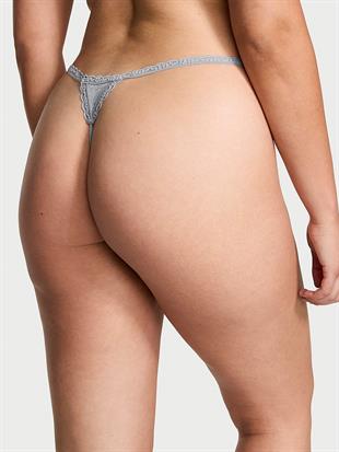 Dantelli Pamuklu V-String Külot