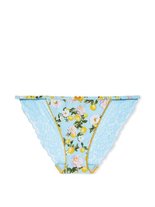 Dantelli Saten String Bikini Külot