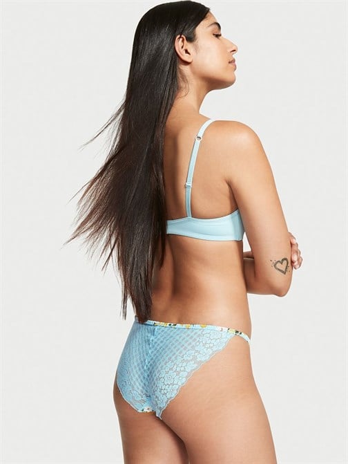 Dantelli Saten String Bikini Külot