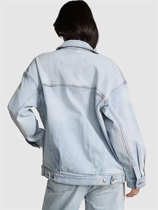 Denim by PINK Oversize Trucker Ceketi