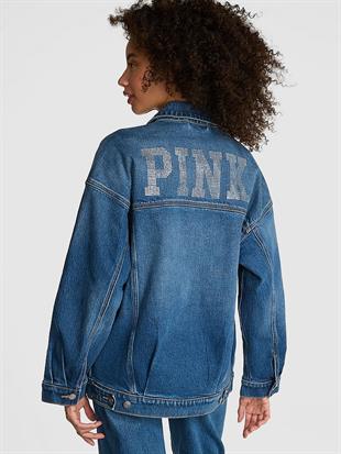 Denim by PINK Oversize Trucker Ceketi