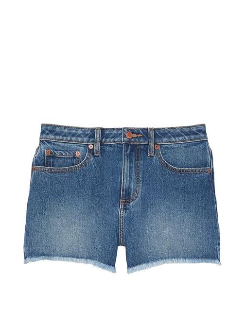 Denim by PINK Yüksek Bel Kot Şort