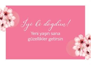 Doğum Günü Tebrik Kartı