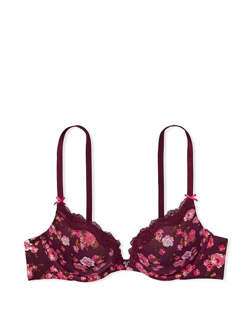 Dream Angels Saten Derin Dekolteli Push-Up Sütyen