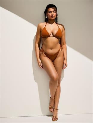 Essential Diamanté Üçgen Bikini Üstü