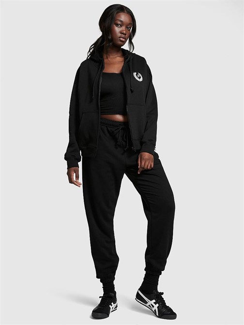 Everyday Fermuarlı Kapüşonlu Polar Sweatshirt