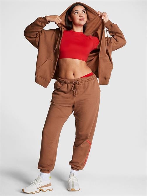 Everyday Fermuarlı Kapüşonlu Polar Sweatshirt