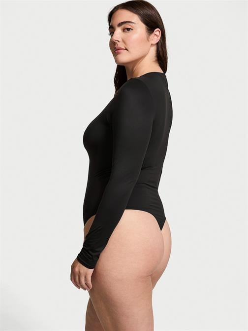FeatherSoft™ Alttan Çıtçıtlı Uzun Kollu Body
