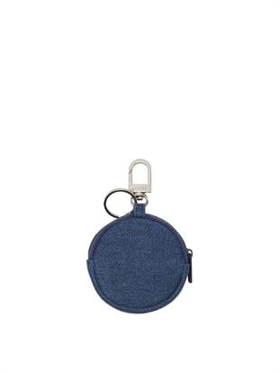Fermuarlı Denim Kese Anahtarlık