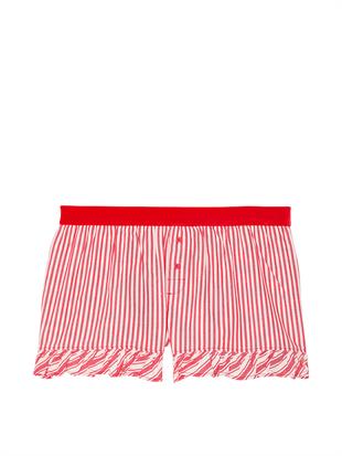 Festival Flanel Kadife Kenarlı Boxy Şort
