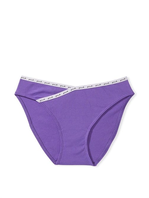 Fitilli Logolu Pamuklu Bikini Külot