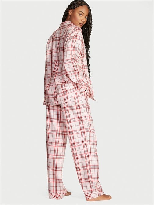 Flanel Uzun Pijama Takımı