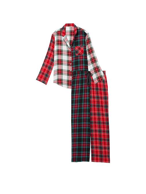 Flanel Uzun Pijama Takımı