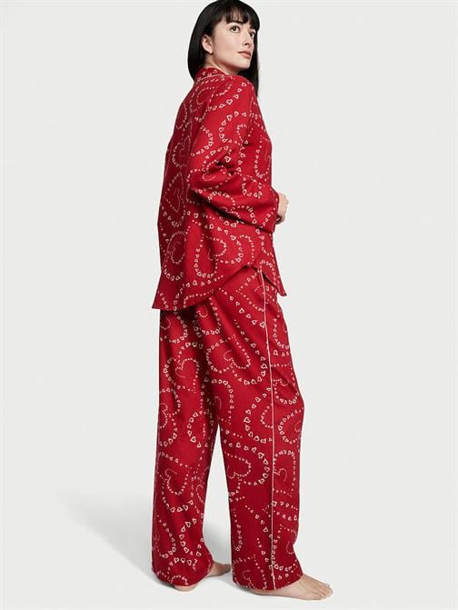 Flanel Uzun Pijama Takımı