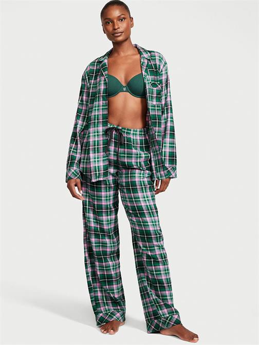 Flanel Uzun Pijama Takımı