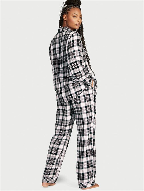 Flanel Uzun Pijama Takımı