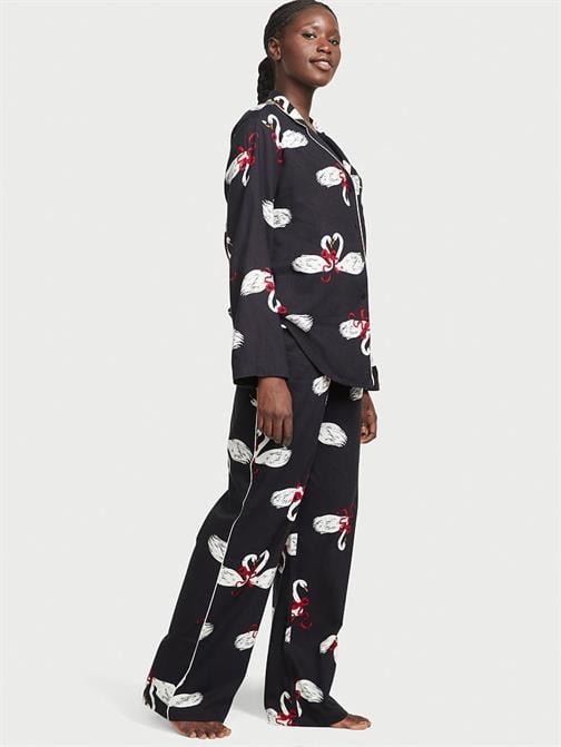 Flanel Uzun Pijama Takımı
