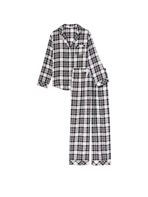 Flanel Uzun Pijama Takımı