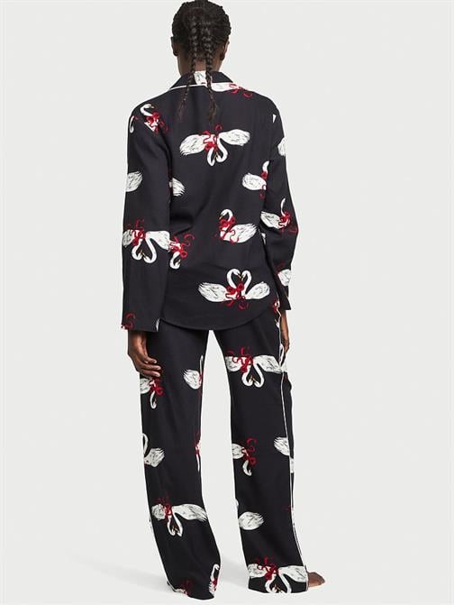 Flanel Uzun Pijama Takımı