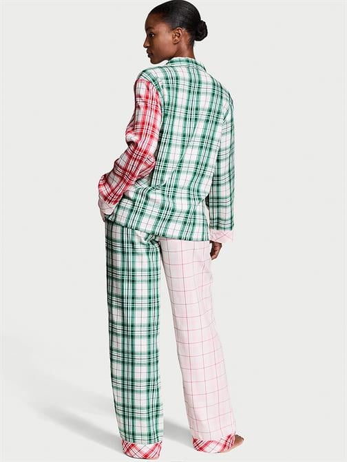 Flanel Uzun Pijama Takımı