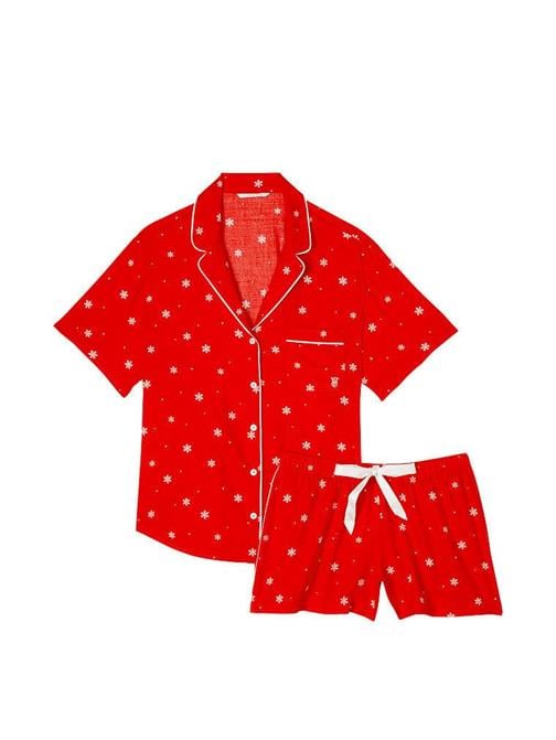 Flannel Şortlu Pijama Takımı