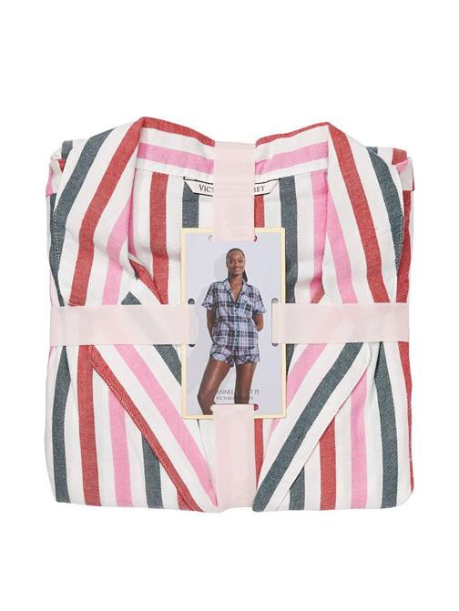Flannel Şortlu Pijama Takımı