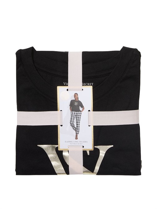 Flannel Tişört Jogger Tee-Jama Takımı