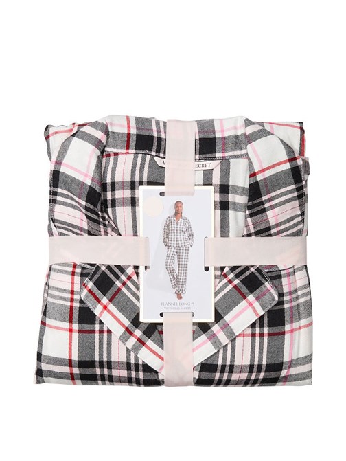 Flannel Uzun Pijama Takımı