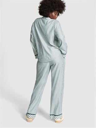 Flannel Uzun Pijama Takımı
