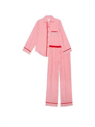 Flannel Uzun Pijama Takımı