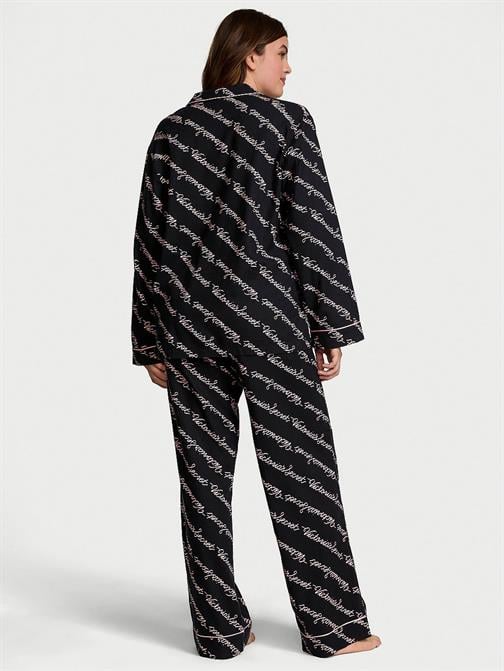 Flannel Uzun Pijama Takımı