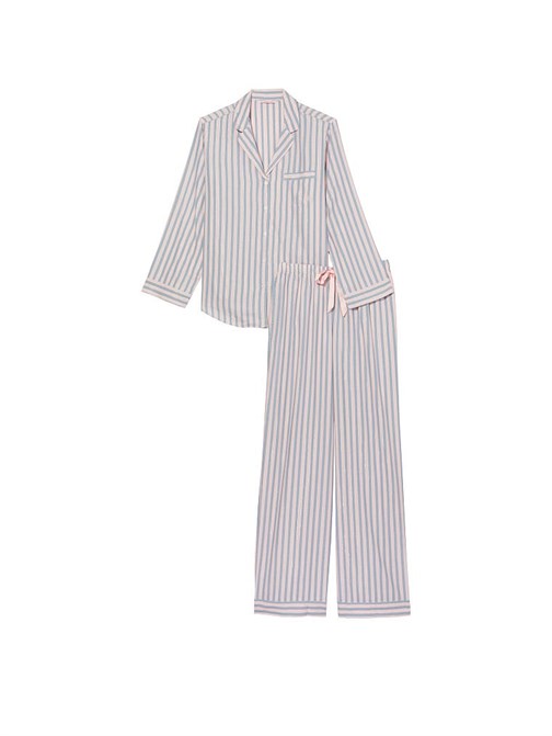 Flannel Uzun Pijama Takımı