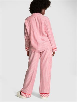 Flannel Uzun Pijama Takımı