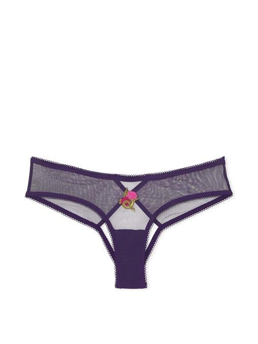 Flirty Tül Arkası Açık Cheeky Külot