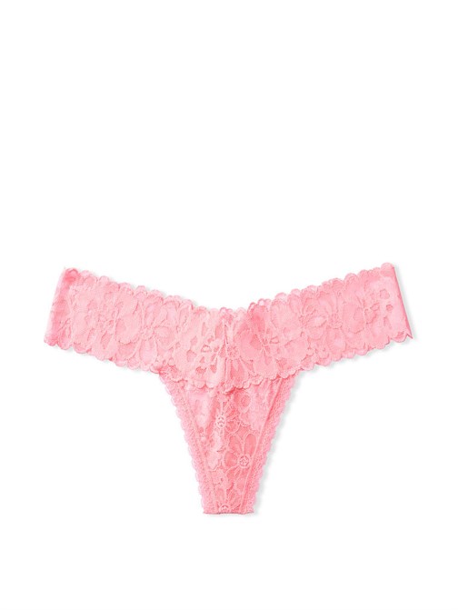 Floral Lace Thong Panty