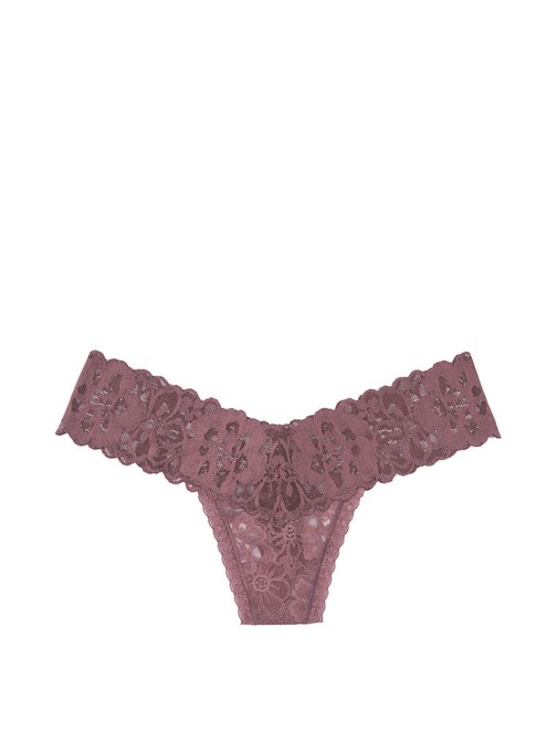 Floral Lace Thong Panty