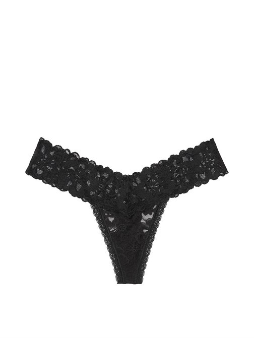 Floral Lace Thong Panty