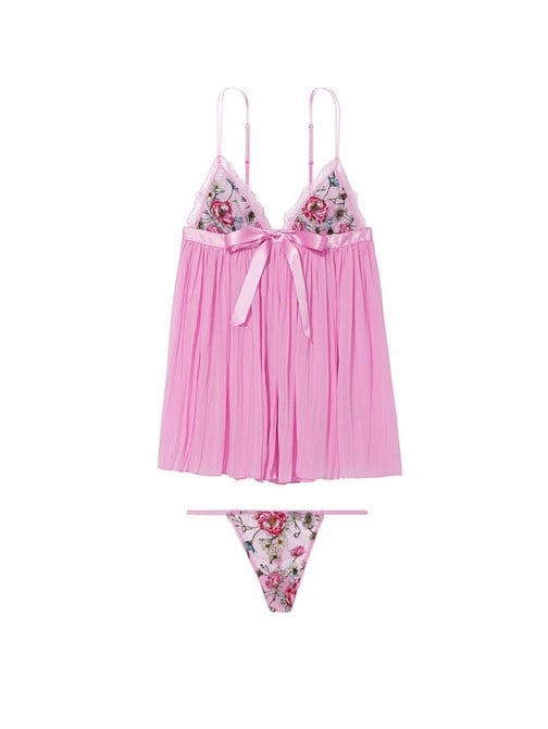 Garden Party Pileli Babydoll